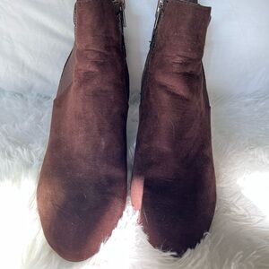 Women's Brown Suede Ankle Boots